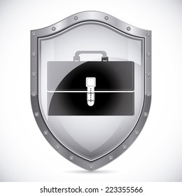 Law design over white background, vector illustration 