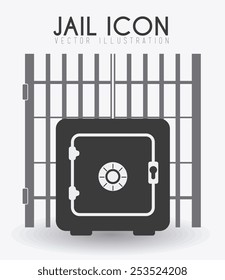 Law design over white background, vector illustration.