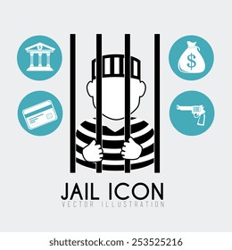 Law design over white background, vector illustration.