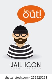 Law design over white background, vector illustration.