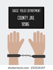 Law design over white background, vector illustration.