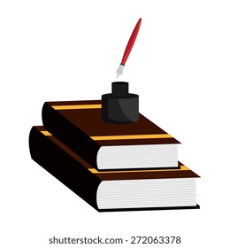 Law design over white background, vector illustration.