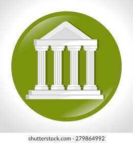 Law design over white background, vector illustration.