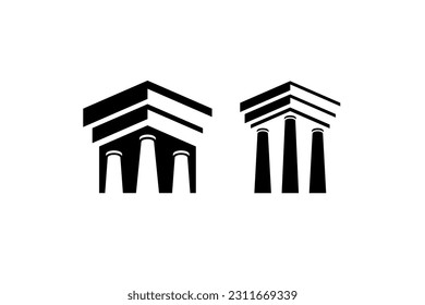 law editing vector logo icon
