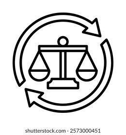 Law Enforcement Icon Element For Design