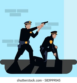 law enforcement illustration templates