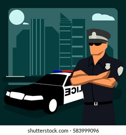 Law Enforcement Illustration Templates Stock Vector (Royalty Free ...