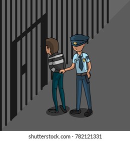 Law Enforcement Illustration vector