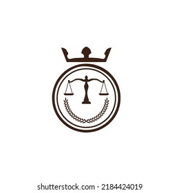 Law Firm abstract cales of justice vintage Fountain pen logo with gold ink icon, luxury elegant classic stationery illustration isolated Vector logo template