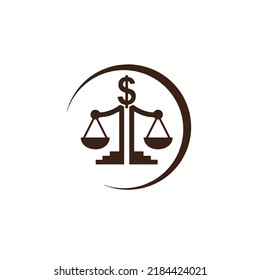 Law Firm abstract cales of justice vintage Fountain pen logo with gold ink icon, luxury elegant classic stationery illustration isolated Vector logo template