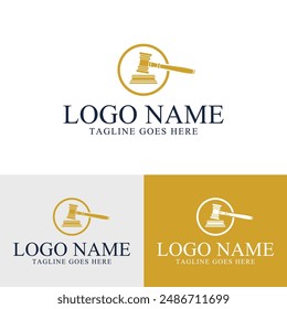 
Law firm attorney logo design Template