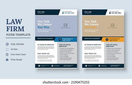 Law Firm Flyer Template, Law Firm and Legal Services Flyer, Law Firm And Consultancy Flyer, Legal Corporate Law Firm Business Flyer poster leaflet template design