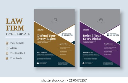 Law Firm Flyer Template, Law Firm and Legal Services Flyer, Law Firm And Consultancy Flyer, Legal Corporate Law Firm Business Flyer poster leaflet template design