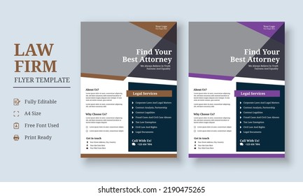 Law Firm Flyer Template, Law Firm and Legal Services Flyer, Law Firm And Consultancy Flyer, Legal Corporate Law Firm Business Flyer poster leaflet template design