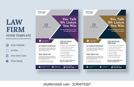 Law Firm Flyer Template, Law Firm and Legal Services Flyer, Law Firm And Consultancy Flyer, Legal Corporate Law Firm Business Flyer poster leaflet template design