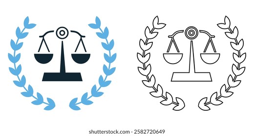 Law firm icon vector, legal services, attorneys, and justice law offices, firms, and legal pictogram symbol ui and ux design, glyphs and stroke line	