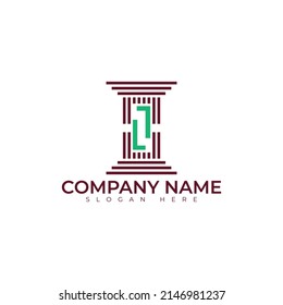 Law Firm, Justice logo vector illustration design
