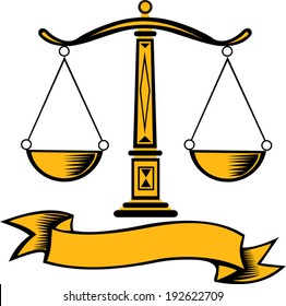 Law firm justice scale