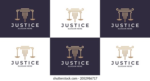 law firm, justice, law yer logo design collections