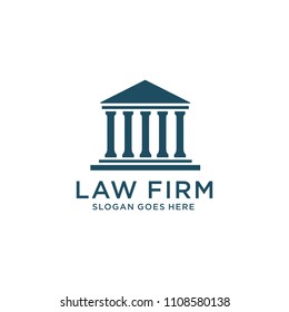 Creative Modern Law Firm Logo Design Stock Vector (Royalty Free) 1649832109