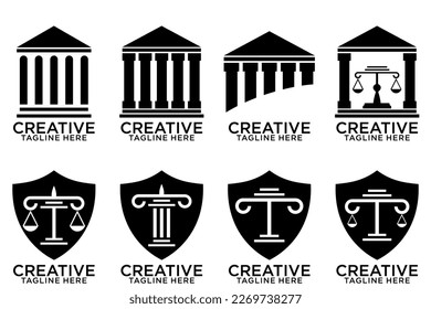 law firm logo, attorney at law logo, simple logo, logo for business, icon and vector