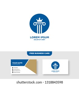 Law Firm Logo, Attorney Logo, Vector, Free Bussines Card Mockup