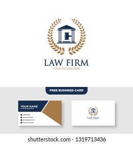 Law Firm Logo, Attorney Logo - Vector, Free Bussines Card Mockup