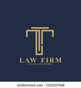 Law Firm Logo Design. Icon law firm vector