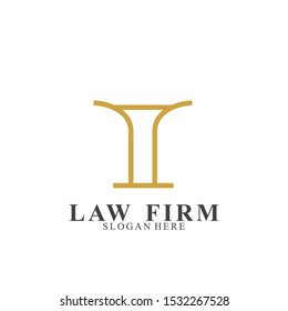 Law Firm Logo Design. Icon law firm vector