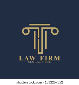 Law Firm Logo Design. Icon law firm vector