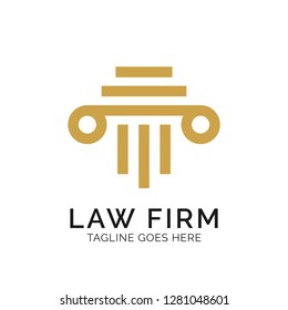 Law Firm Logo Design Inspiration, Vector illustration