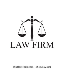 Law firm logo design inspiration vector image