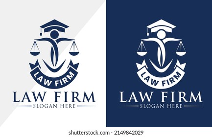 Law Firm Logo Design Lawyer Logo Stock Vector (Royalty Free) 2149842029 ...