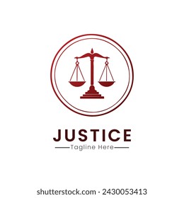 Law firm logo design template