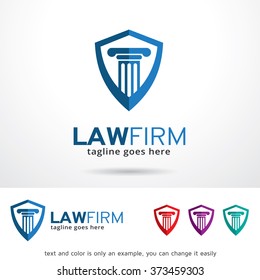 Law Firm Logo Design Template 