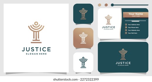 Law firm logo design with unique concept idea