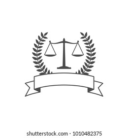 Law Firm Logo Design Vector