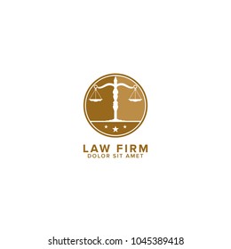 Law firm Logo Design Vector Template