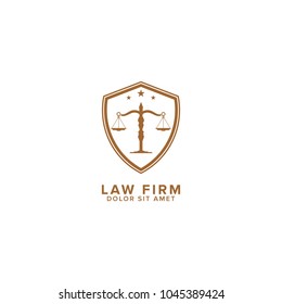 Law firm Logo Design Vector Template