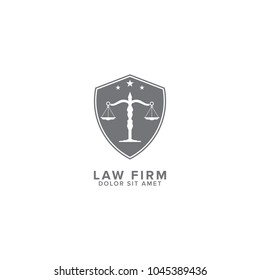 Law firm Logo Design Vector Template