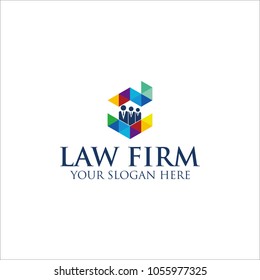 Law Firm Logo Design Vector
