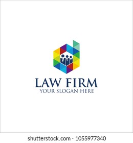 Law Firm Logo Design Vector
