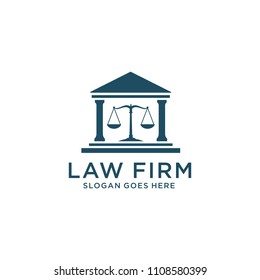 Law firm logo design vector