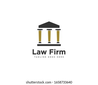 Law Firm Logo Design Vector Template