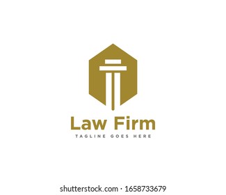 Law Firm Logo Design Vector Template