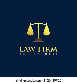law firm logo design vector download