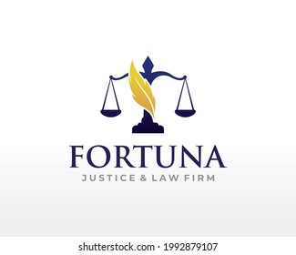 Law firm logo design vector
