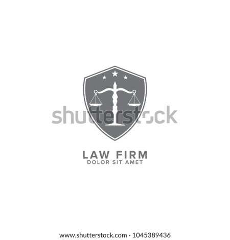 Law firm Logo Design Vector Template