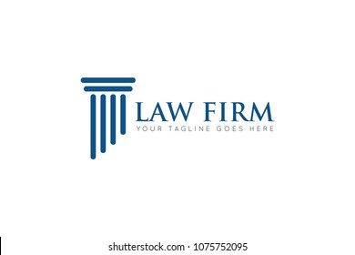 Law Firm Logo And Icon Design Template