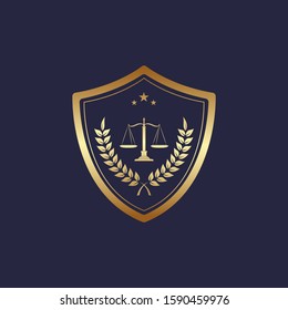 law firm logo, icon design template elements